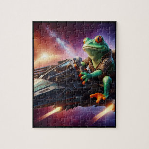 Puzzle Space Frog