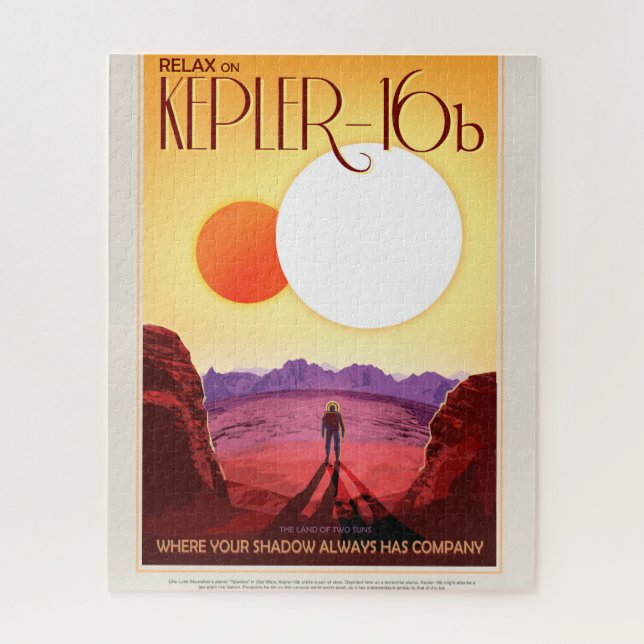 Puzzle Space Travel Destination Planet Adventure (Vertical)