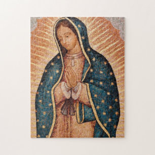 Puzzle Spanish Guadalupe Mary Funeral Prayer Holy
