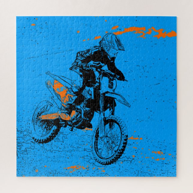 Puzzle Speed Racer - Motocross Racer (Vertical)