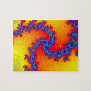 Puzzle: Spiral Fractal Design Jigsaw Puzzle