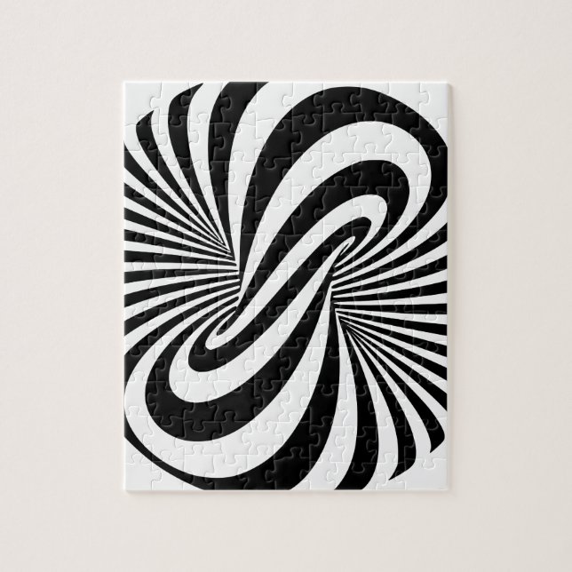 Puzzle Spirale de l'illusion optique 3D (Vertical)