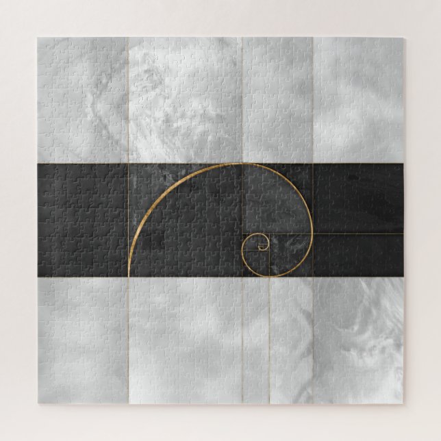 Puzzle Spirale d'or - Géométrie sacrée (Vertical)