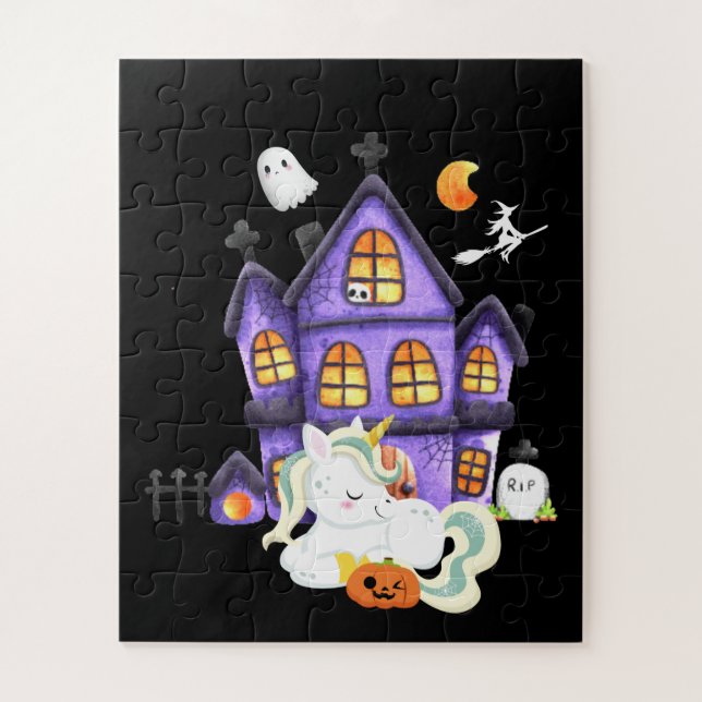 Puzzle Spooky unicorn (Vertical)