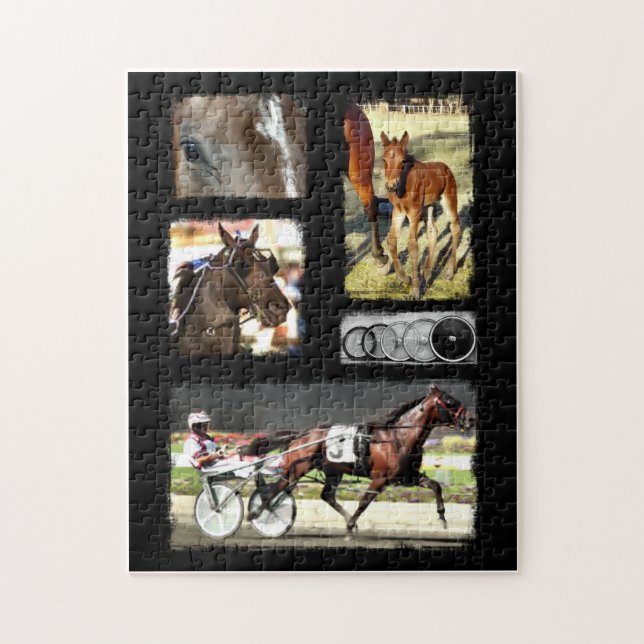 Puzzle Sport de course d'attelages (Vertical)