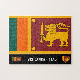 Puzzle Sri Lanka Drapeau & Sri Lanka pays / Sri Lanka
