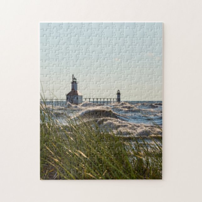 Puzzle St Joseph Behind Sea Oats (Vertical)