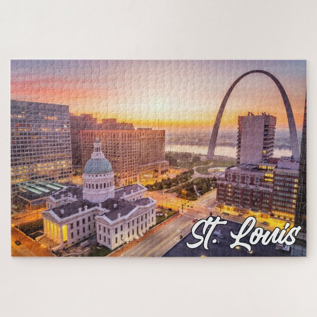 Puzzle St. Louis, Missouri, États-Unis (Horizontal)