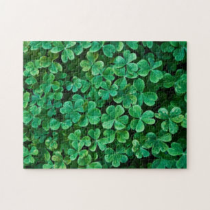 Puzzle St. Patrick's Day Clover patch