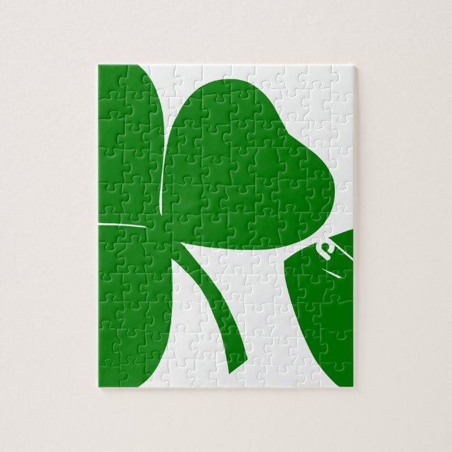 Puzzle St Patrick's Day - Obtenez Lucky 3 + 1 feuilles =  (Vertical)
