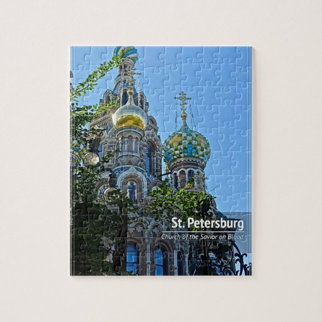 Puzzle St Petersburg, église du sauveur sur le sang (Vertical)