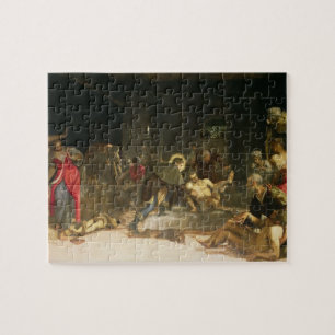 Puzzle St Roch traitant la peste