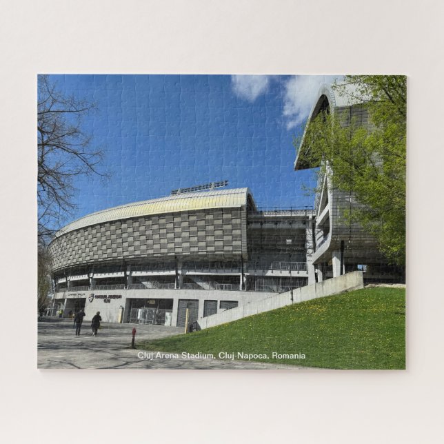 Puzzle Stade Cluj Arena, Cluj-Napoca, Roumanie sur une (Horizontal)