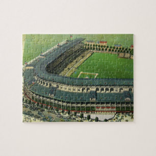 Puzzle Stade de baseball vintage, Vue aérienne