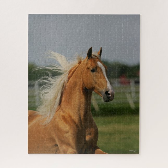 Puzzle Stallion à cheval Palomino Tennesee (Vertical)