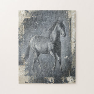 Puzzle Stallion noir