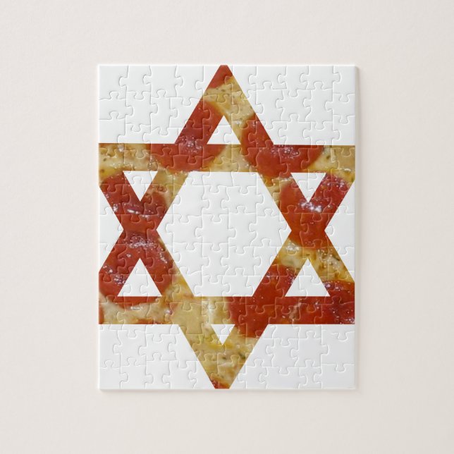 Puzzle star de la pizza de david (Vertical)