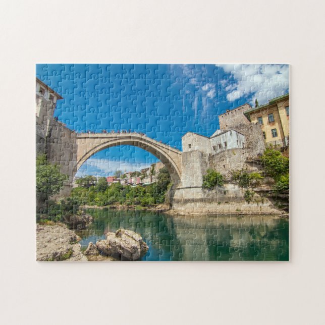 Puzzle Stari Most Bridge Pont rural Pont Bosnie Landsc (Horizontal)