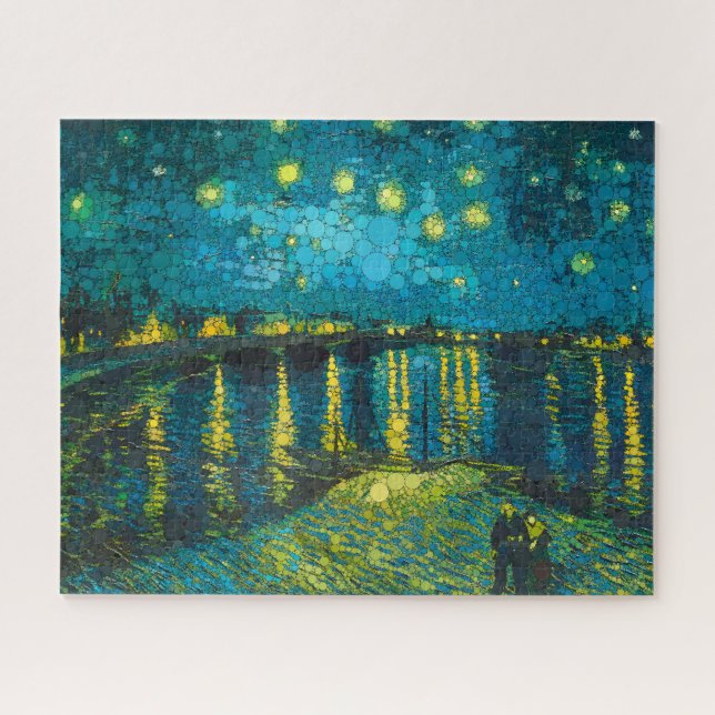 Puzzle Starry Night Over the Rhone par After Van Gogh (Horizontal)