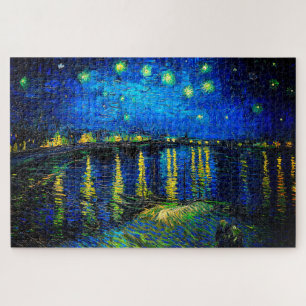 Puzzle Starry Night Over the Rhone par Vincent Van Gogh