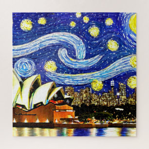 Puzzle Starry Night Sydney Australie Opéra