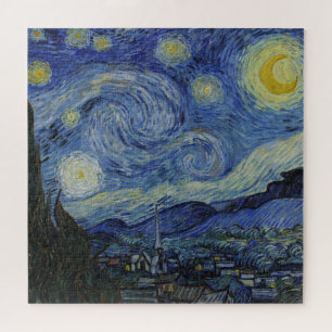 Puzzle Starry Night & Van Gogh /célèbre art vintage