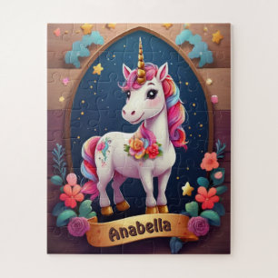 Puzzle Starry Unicorn Dreams Personnalisé