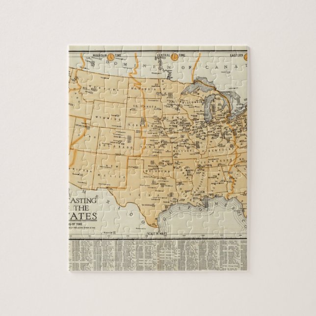 Puzzle Station De Radio Des États-Unis (Vertical)