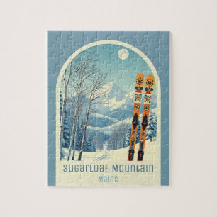 Puzzle Station de ski Sugarloaf Mountain Maine jeu 