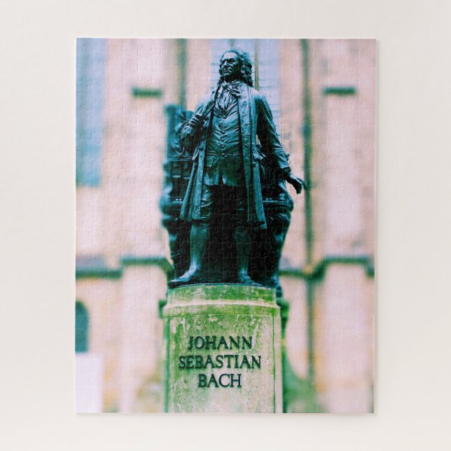 Puzzle Statue de Johann Sebastian Bach - 16x20 - 520 pc (Vertical)