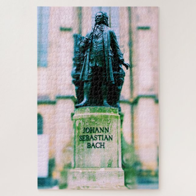Puzzle Statue de Johann Sebastian Bach - 20x30 - 1014 PCs (Vertical)