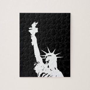 Puzzle Statue de la liberté Silhouette