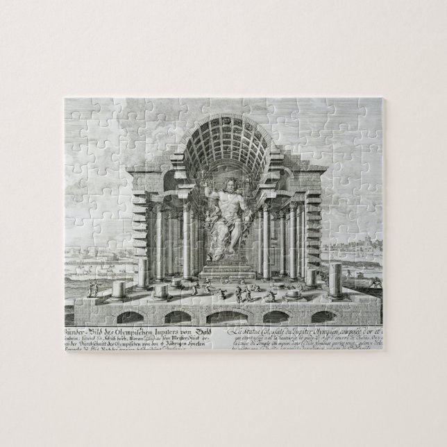 Puzzle Statue de Zeus olympien, faite par Phidias en or a (Horizontal)