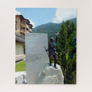 Puzzle Statue du Club Alpin, Zermatt, Suisse