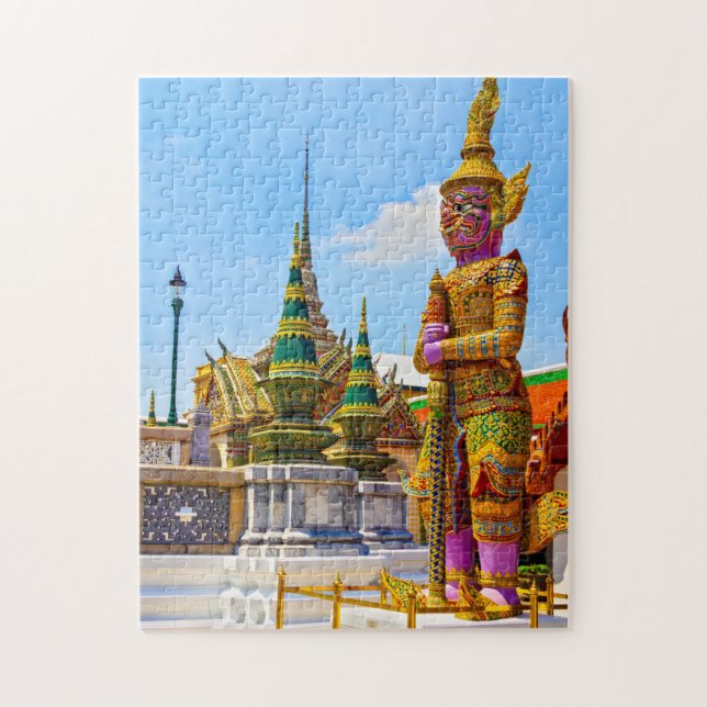 Puzzle Statue du Guardian photo imprimé carte postale pap (Vertical)