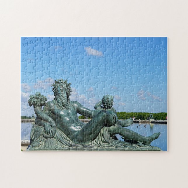 Puzzle Statue La Loire dans le jardin du château de Versa (Horizontal)