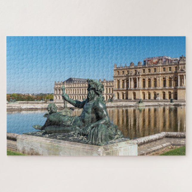 Puzzle Statue Le Rhône dans le jardin du château de Versa (Horizontal)