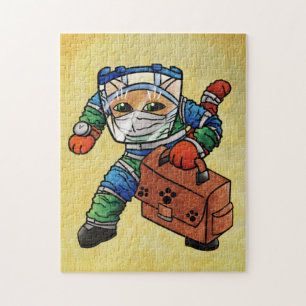 Puzzle Stay Alert Safety Cat