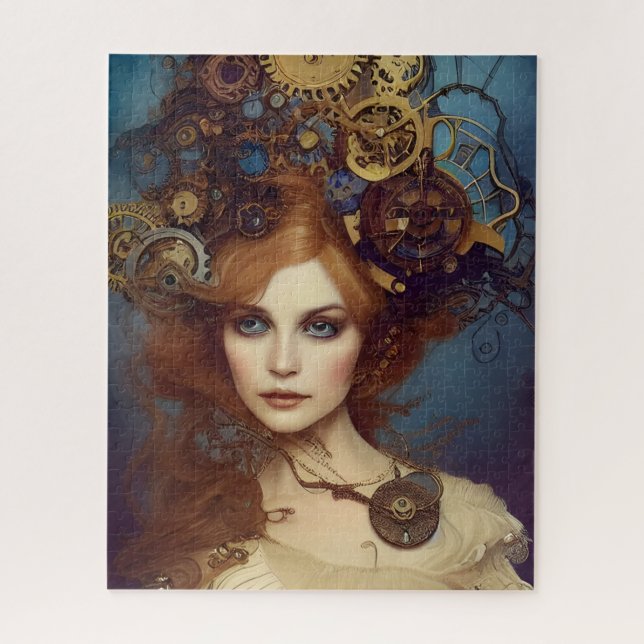 Puzzle Steampunk Alice Imaginaire remarquable Portrait (Vertical)