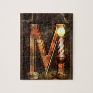 Puzzle Steampunk - alphabet - M est pour la moustache
