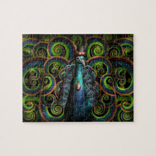 Puzzle Steampunk - Beau comme un paon