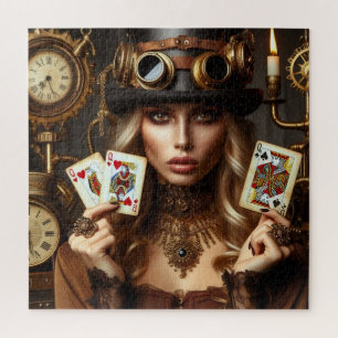 Puzzle Steampunk Belle Reine Des Coeurs
