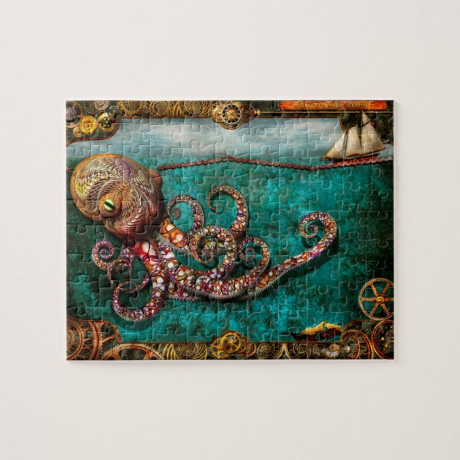 Puzzle Steampunk - le conte du Kraken (Horizontal)