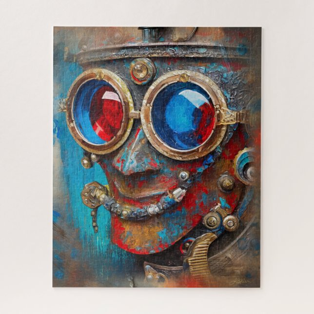 Puzzle Steampunk Le Portrait De L'Homme Tin (Vertical)