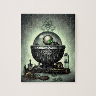 Puzzle Steampunk Ornate Cauldron et articles magiques sur