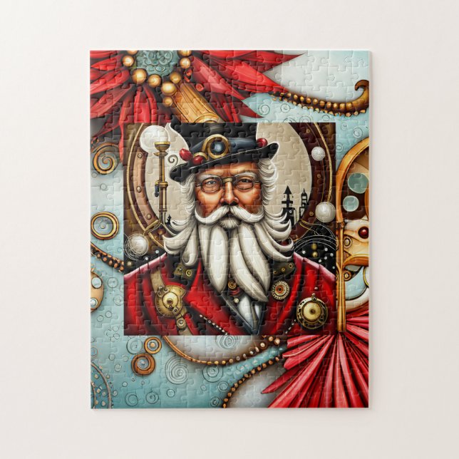 Puzzle Steampunk Santa Claus (Vertical)
