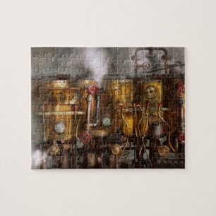 Puzzle Steampunk - tuyauterie - appareillage de