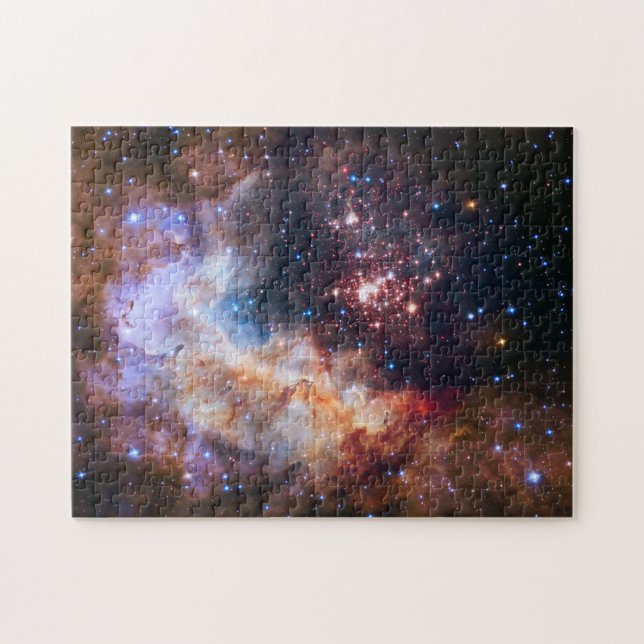 Puzzle stellaire de crèche d'espace (Horizontal)