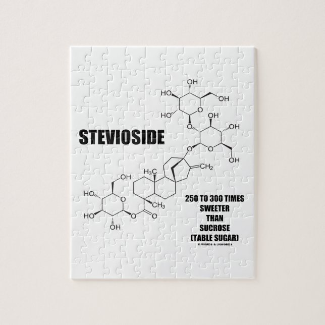 Puzzle Stevioside 250 à 300 fois plus doux que le (Vertical)
