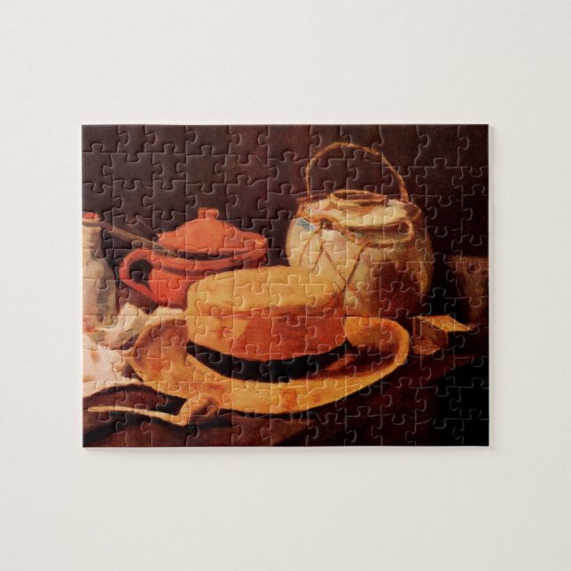 Puzzle Still Life Casquette de paille jaune par Vincent v (Horizontal)